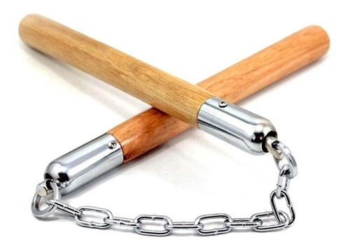 Bastao Duplo Luta Marcial Nunchaku Treinamento Karate Ninja