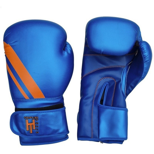 Guantes Box H.touch Entrenamiento 10oz Azul Flour C/velcro