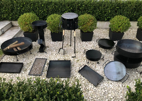 Disco De Arado Paellera Grande 55 Cm Patas Desmontable Comen 15 / 25 Personas Premium Nicstore