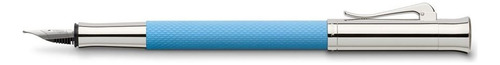 Lapicera Pluma Fuente Graf Von F-c Guilloche Gulf Blue F
