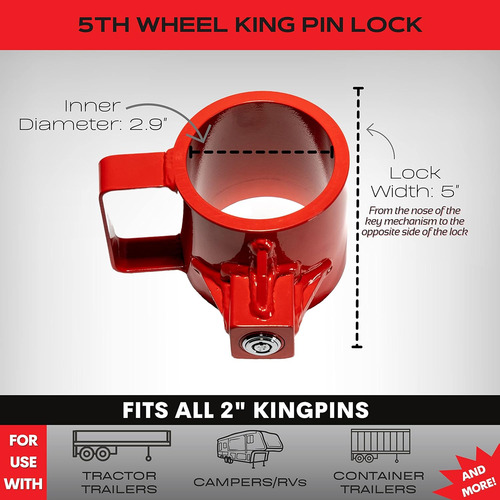 Candado De Equipo Kingpin De 5ª Rueda Candado De A...