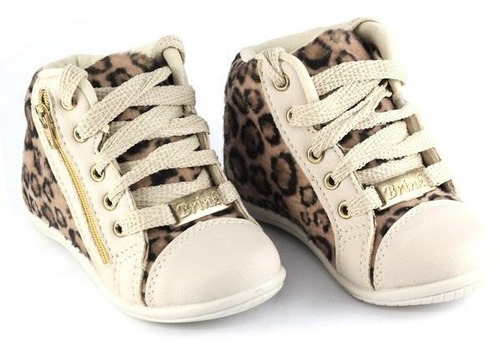 Tênis Infantil Menina Kids Botinha Bota Crianças Moda Nº23