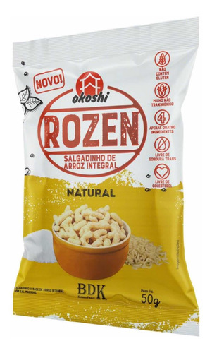 Kit 10 Salgadinhos Rozen Natura - Okoshi