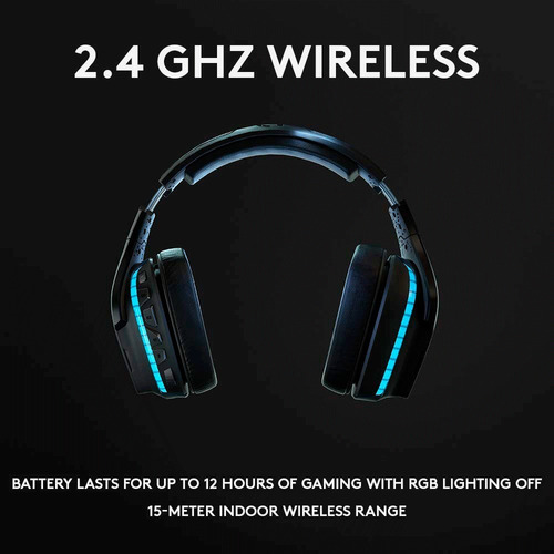Imagen 10 de 10 de Auricular Gamer Inalambrico Logitech G935 Rgb Sonido 7.1