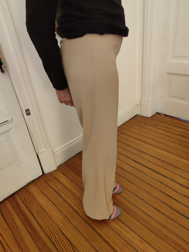 Pantalon De Portsaid  Beige Tiro Medio Bajo T. 40