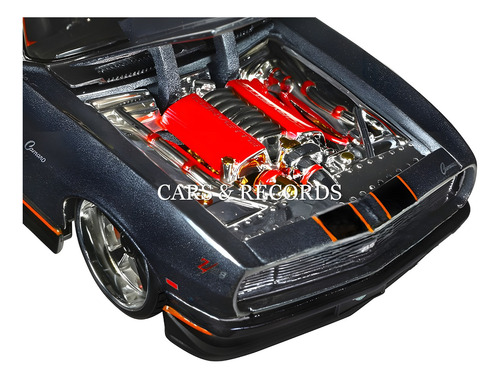 Chevrolet Camaro Z28 1928 - Nuevo Sin Caja - Maisto 1/24 Gris Oscuro