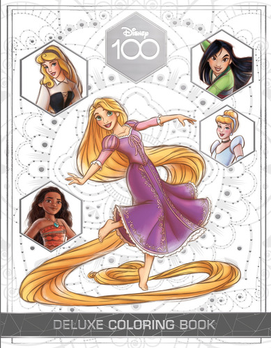 Disney 100 Libro Para Colorear Deluxe 80 Páginas