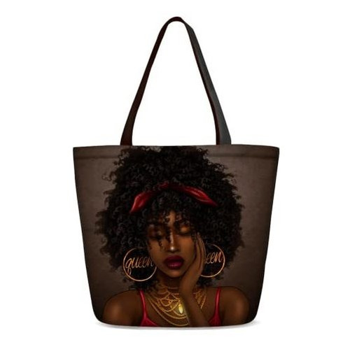 Mujer Niña Bolsa De Tote Africana Americana Mujer Nq6hb