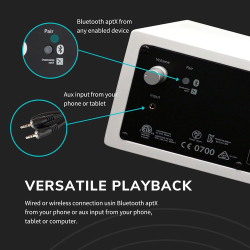 Audioengine Altavoz Inalámbrico Portátil Todo En Uno A2+ B2