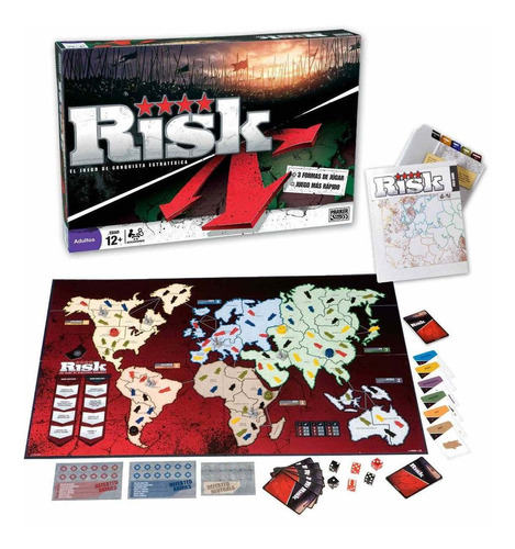 Juego De Mesa Estrategia Risk Art860 - Hasbro E.full