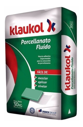 Imagen 1 de 3 de Pegamento P/porcellanato Klaukol X 30 Kg Proyectar 