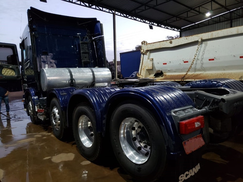 Imagem 10 de 15 de Scania R 440 Streamline 8x2 Ano 2014 Top Impecável