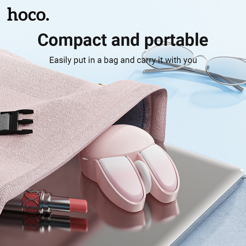 Mouse Sem Fio Hoco, Colorido, Pretty Rabbit, Silencioso,
