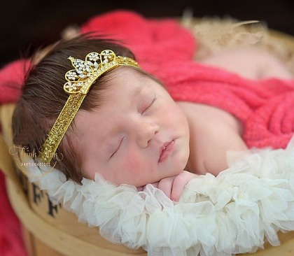 Corona Princesa Para Bebé Primera Sesión De Fotos,tiara Bebe