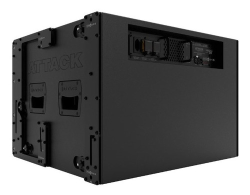Caixa Sub Grave Attack Ativo Versa Red Vsl115a 1x15 Preto 220/110