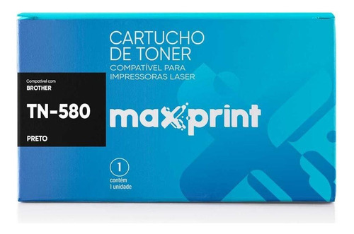 Toner Maxprint Compatível Com Brother Tn580 Preto