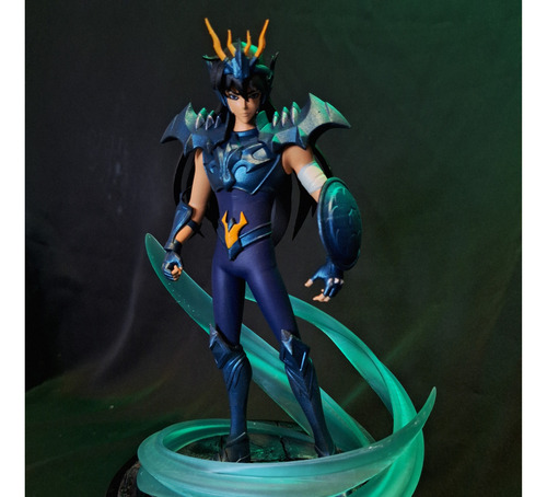 Shiryu De Dragão - Diorama (cdz) 23cm - Kaosfera 3d Studios