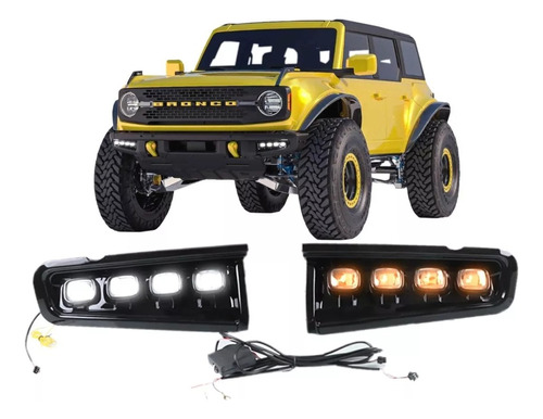 Biseles Led Direccionales Ford Bronco 2021 - 2023