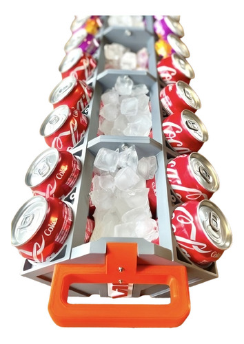 Hielera / Enfriador De Latas Forma De Motor V16
