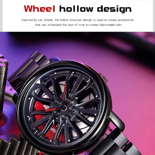 Gorben Reloj De Pulsera Para Hombre Reloj Giratorio Con Rued