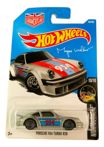 Hot Wheels Porsche 934 Turbo Rsr Magnus Walker - A3 Plateado