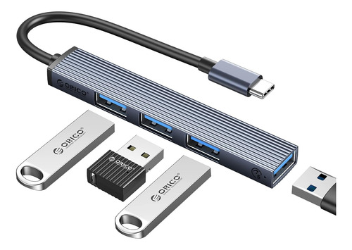 Hub Usb Tipo C A 3 Puertos Usb 2.0 Y Un Puerto Usb 3.0 Orico