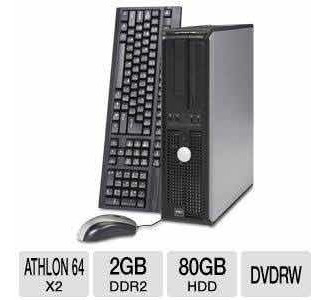 Computadores Dell Optiplex 740 Amd Atlhon 64/2gb Ddr2/hd80gb
