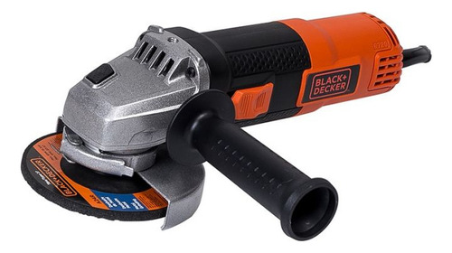 Miniesmeriladora 4-1/2 PuLG 820w G720-b3 Black&decker Color Naranja