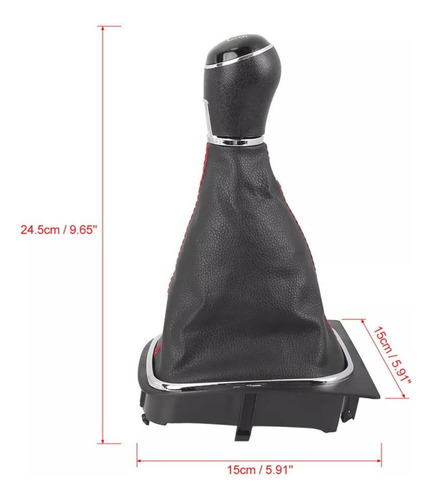 Palanca Funda Pomo Para Golf Jetta Bora Mk4 Mk5 Mk6