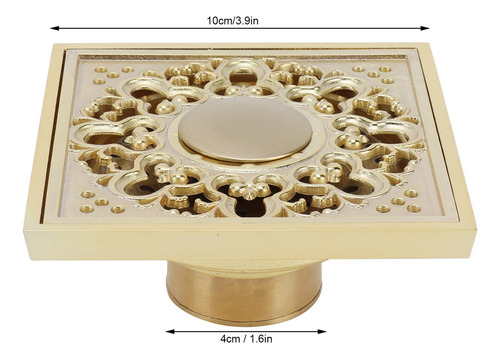 Desodorante Antiolor Floor Drain Gold Set Para Baño, Inodoro
