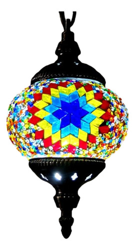 Lámpara De Mosaico Turco Marroquí Con Pantalla