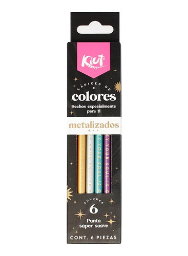 Colores Kiut Metalizados X6 