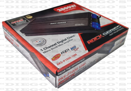 Imagen 2 de 8 de Amplificador Rock Series Rks-p1000.1dm 2800w
