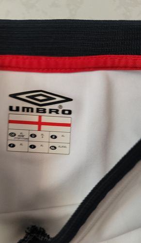 Jersey Selección Inglaterra Umbro Mundial Corea Japon 02 Xl (Usado)