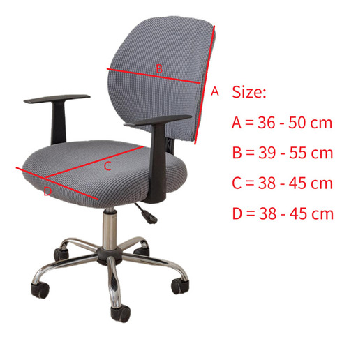 Funda Elástica Silla Oficina - Cubre Asientos Antipolvo.