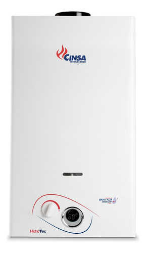 Boiler De Paso Instantáneo Para 2 Servicios Gas Lp Cinsa 13l Color Gris Tipo de gas GLP