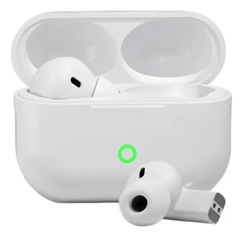 Fone De Ouvido Bluetooth Tws Sem Fio Com Estojo Carregador Branco