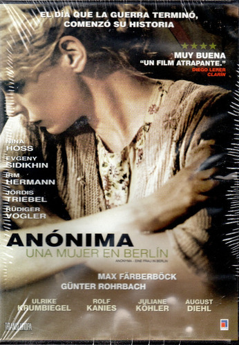 Anónima Una Mujer En Berlín - Dvd Nuevo Orig. Cerr. - Mcbmi