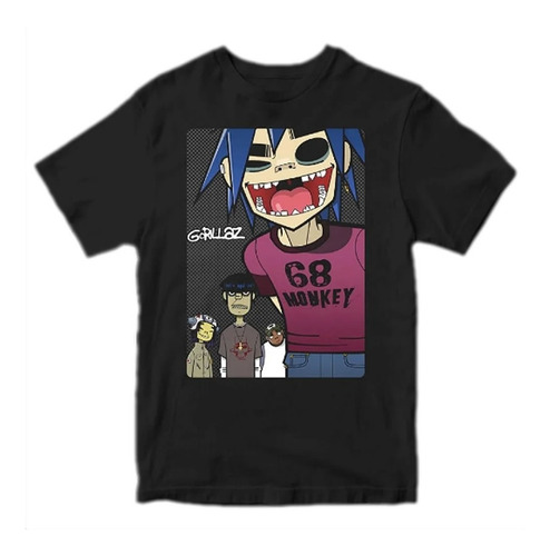 Camiseta Banda Rock Gorillaz