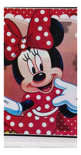 Minnie Roja Mimi Articulo Fiesta Mantel Cumple Rojo Minnie Roja