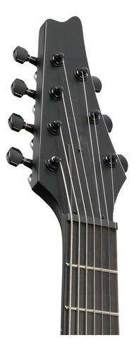 Guitarra Ibanez 7 Cordas Ictb721 Iron Label Black Flat Bkf Orientação Da Mão Destro