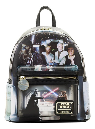 Mini Mochila Pelicula Star Wars Guerra Galaxias Jedi Yoda Luke Darth Vader Original Loungefly