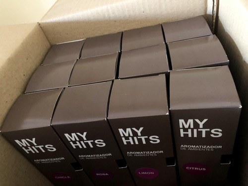 My Hits - Pack X 12- Difusor Aromatizador De Ambientes-125cc