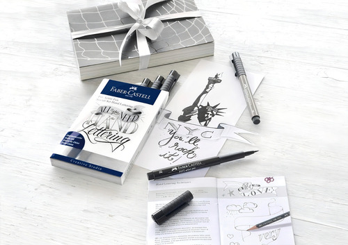 Marcador Pitt Artist Pen Faber Castell Lettering Inicio X9