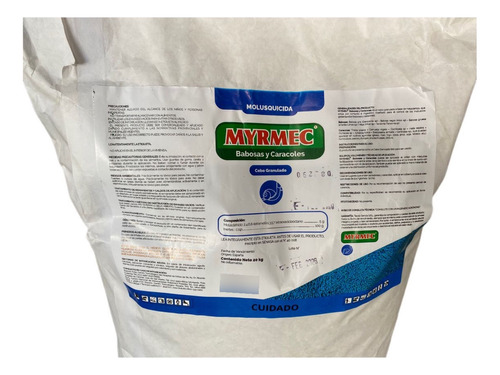 Molusquicida Babosas Y Caracoles Myrmec Cebo Pellets X 1 Kg