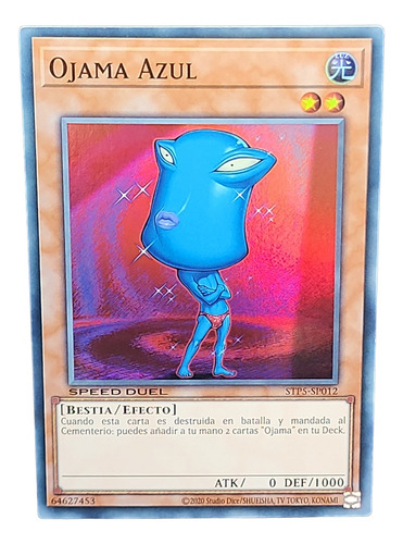 Ojama Blue Yugioh! Ots 3 Speed Duel Super Rare 