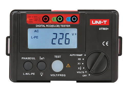 Probador Rcd Digital (elcb) Uni T Ut582+