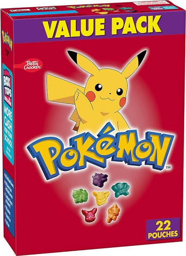 Caja De Gomitas Pokemon (22 Paquetes 498g)