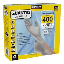 Comprar Guantes Desechables Antideslizantes Kirkland Nitrilo 400 Pza