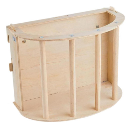 Hay Feeder Wooden Cage Accessories Easy Installation Grass